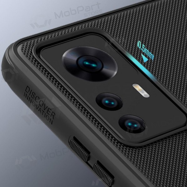 Xiaomi Redmi Note 12 / Note 12 4G vāciņš „Nillkin Frosted Shield“  (melns)