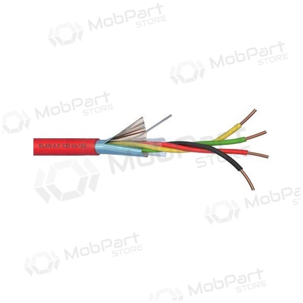 Ugunsizturīgs kabelis ELAN 4x0.5mm