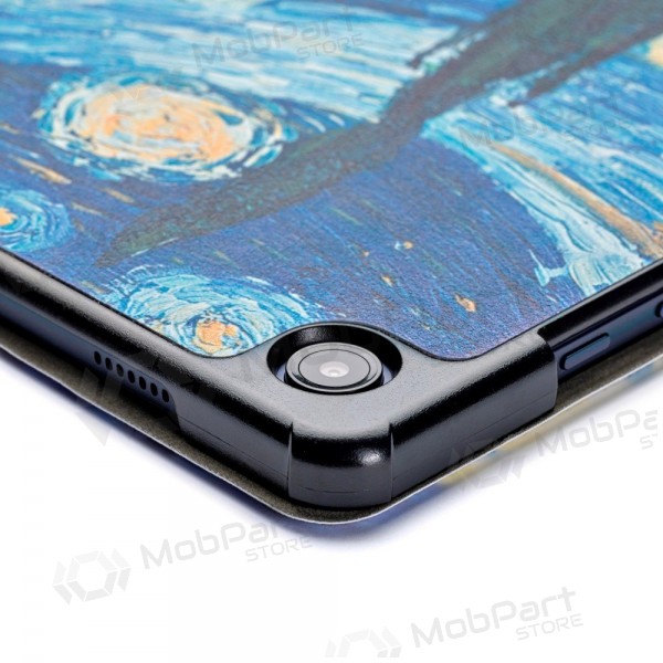 Samsung Galaxy Tab A9+, Tab A11+ maciņš - Smart Leather (starry night)