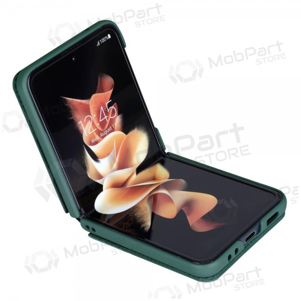 Samsung Galaxy Z Flip4 maciņš „Nillkin Leather“ (zaļš) Samsung Galaxy Z Flip4 maciņš „Nillkin Leather“ (zaļš)