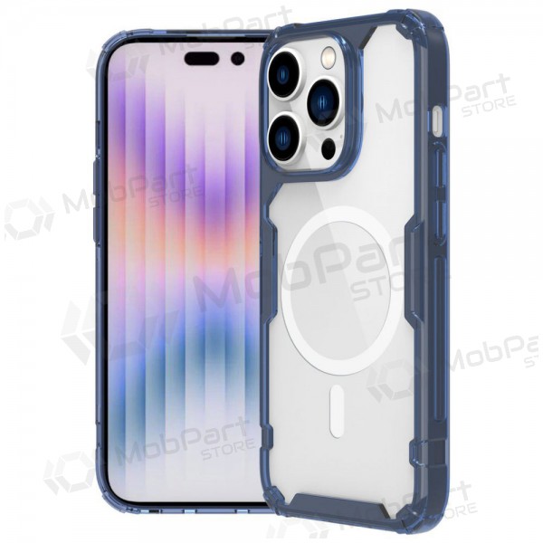 Apple iPhone 14 Pro vāciņš „Nillkin Nature Magnetic“ (zils)