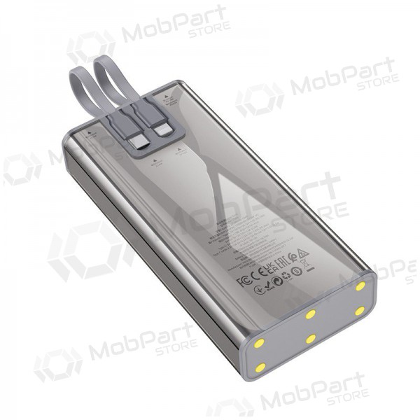 Ārējā baterija Power Bank Hoco J104A Discovery Edition 22.5W 20000mAh pelēka