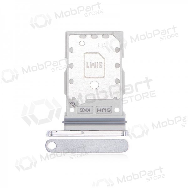 Samsung Galaxy S22 Ultra Dual SIM kartes turētājs (balts) (oriģināls)