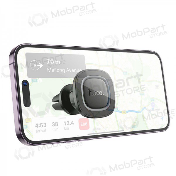 Tālruņa turētājs automobiļiem Hoco H72 (air vent) melns