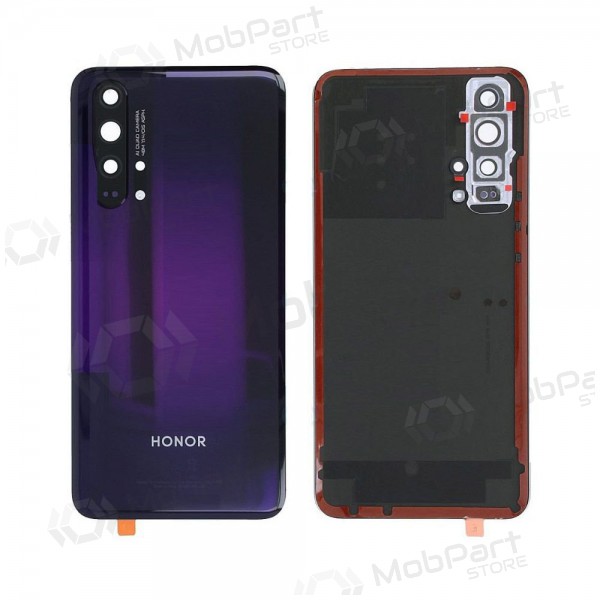 Huawei Honor 20 Pro aizmugurējais baterijas vāciņš melns (Phantom Black) (lietots grade B, oriģināls)