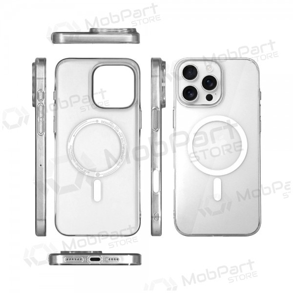 Apple iPhone 16 maciņš - HDD Clear MagSafe Case (caurspīdīgs)