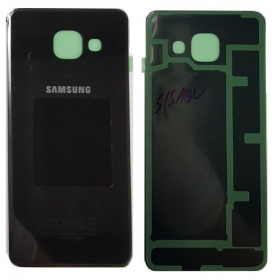 Samsung Galaxy A3 (2016) aizmugurējais vāciņš (melns) (oriģināls)