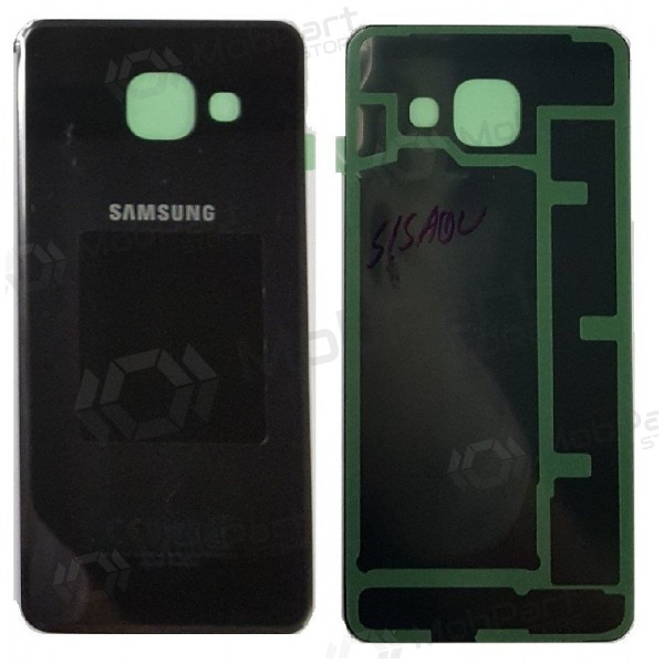 Samsung Galaxy A3 (2016) aizmugurējais vāciņš (melns) (oriģināls)