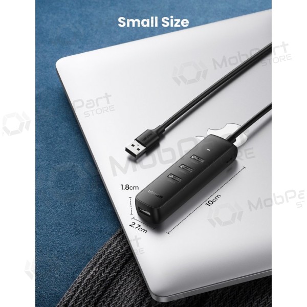 USB šakotuvas Ugreen CM416 USB-A 3.0 to 4xUSB-A 3.0 (10915) melns