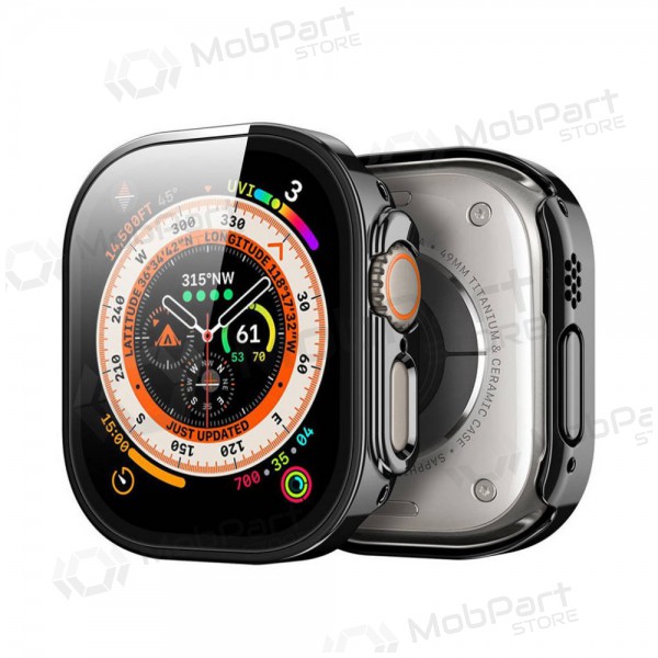 Apple Watch Ultra 49mm LCD aizsargstikls / maciņš - Dux Ducis Hamo (melns)