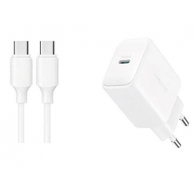 Lādētājs Joyroom JR-TCF20 USB-C PD20W + USB-C to USB-C cable 1.0m balts