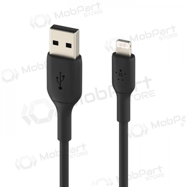 USB kabelis Belkin Boost Charge USB-A to Lightning 2.0m melns