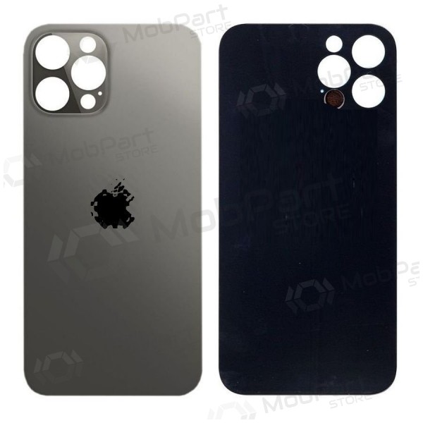 Apple iPhone 12 Pro Max aizmugurējais vāciņš (melns)