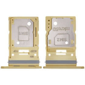 Samsung Galaxy A35 SIM kartes turētājs (dzeltens) (oriģināls)