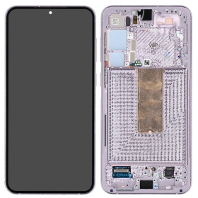 Ekranas Samsung S916 S23+ 5G su lietimui jautriu stikliuku un rėmeliu Levander oriģināls (service pack)
