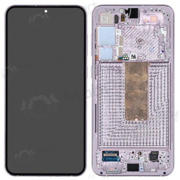 Ekranas Samsung S916 S23+ 5G su lietimui jautriu stikliuku un rėmeliu Levander oriģināls (service pack)