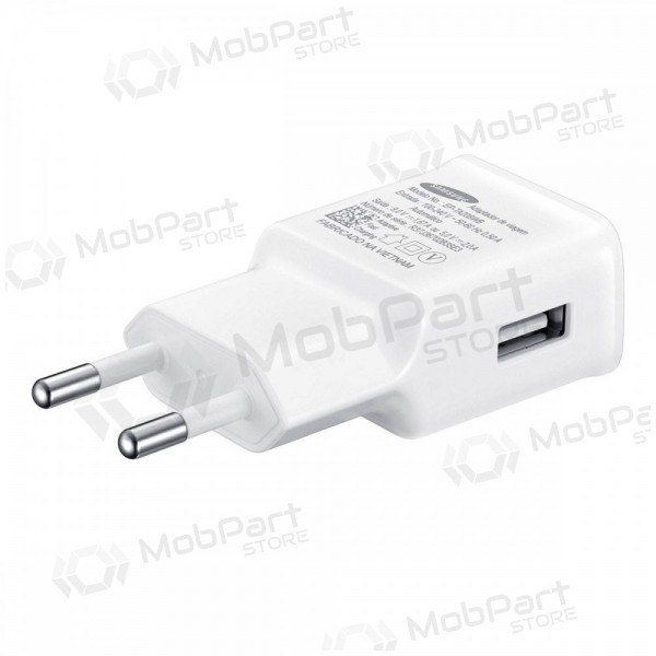 Lādētājs oriģināls Samsung EP-TA200NWE 15W + Type-C kabelis balts
