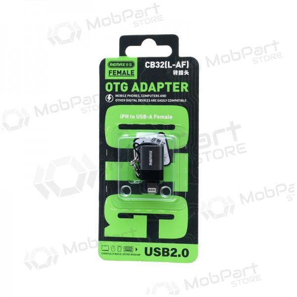 Adapteris Remax CB32 Lightning uz USB-A OTG USB 2.0