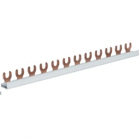 Izoliuotaarjungimo šyna Hager KDN163A (1P, 12 mod., 10mm)