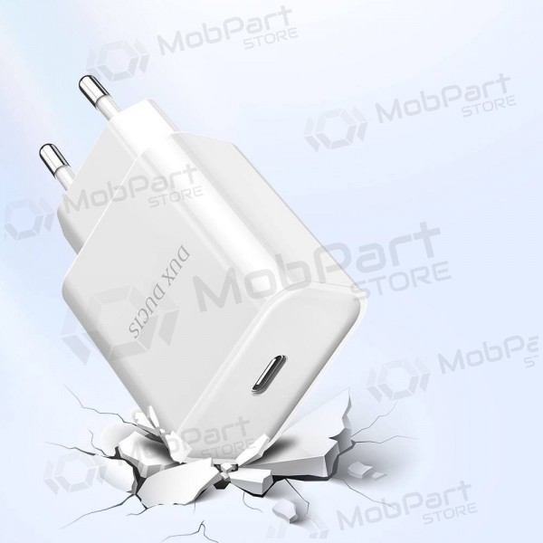 Lādētājs Dux Ducis C50 PD 20W Quick Charge (balts)