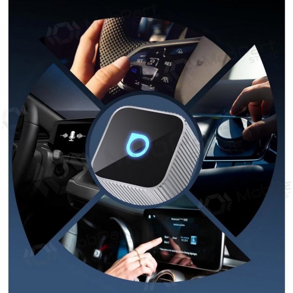 Bezvadu CarPlay / Android Auto adapteris Ottocast Mini Cube CP88-T2 sudraba