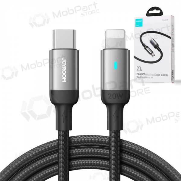 USB kabelis Joyroom S-CL020A10 Type-C to Lightning 20W 1.2m melns