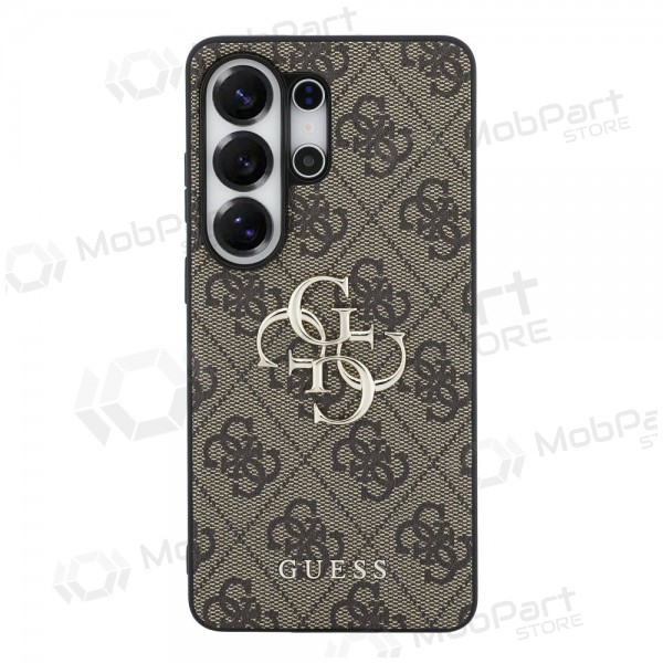 Samsung Galaxy S26 Ultra maciņš - Guess PU 4G Metal Logo (brūns)