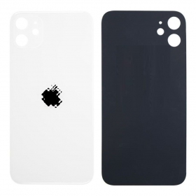 Apple iPhone 11 aizmugurējais baterijas vāciņš (balts) (bigger hole for camera)