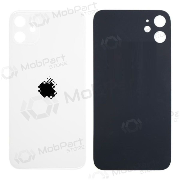 Apple iPhone 11 aizmugurējais vāciņš (balts)