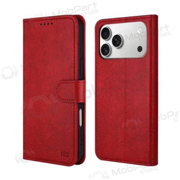 Maciņš / vāciņš HDD Clasp Wallet Case Samsung A325 A32 4G sarkans