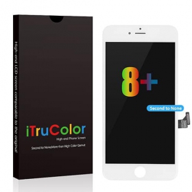 Apple iPhone 8 Plus ekrāns (balts) (Premium)