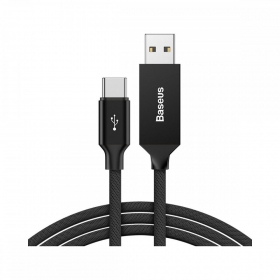 USB kabelis Baseus Yiven Type-C 3.0A 1.2m (melns) CATYW-01