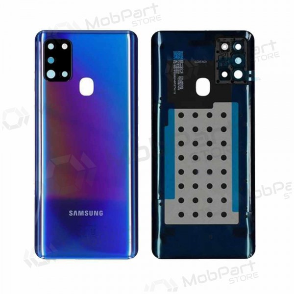 Samsung A217 Galaxy A21s 2020 aizmugurējais baterijas vāciņš (zils) (service pack) (oriģināls)