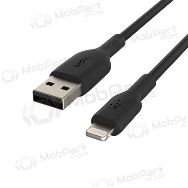 USB kabelis Belkin Boost Charge USB-A to Lightning 1.0m melns