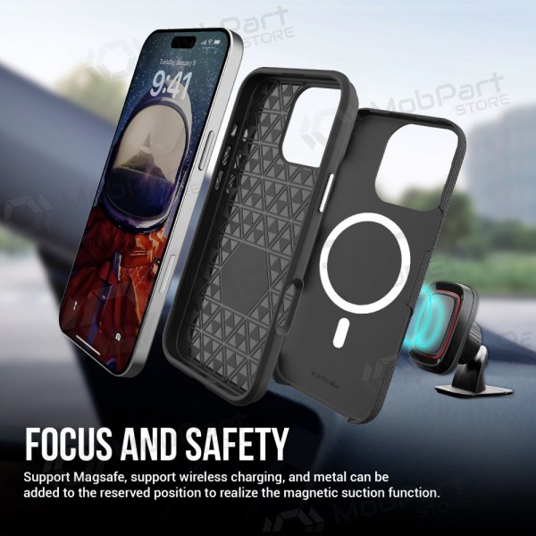 Maciņš / vāciņš Perfectionists Triangle Mag Case Apple iPhone 11 melns Maciņš / vāciņš Perfectionists Triangle Mag Case Apple iPhone 11 melns