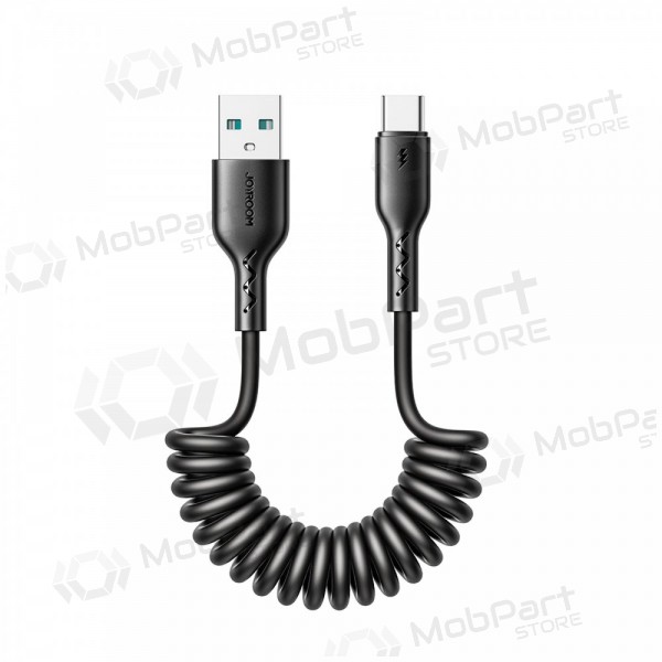 USB kabelis Joyroom SA38-AC3 USB to USB-C 3A 1.5m melns