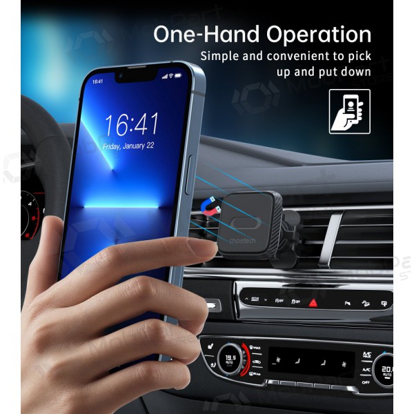Tālruņa turētājs automobiļiem Choetech H042 melns