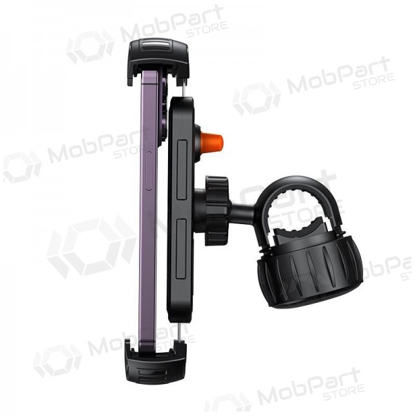 Telefono laikiklis dviračiui Baseus QuickGo Series Bike Phone Mount Cluster melns C40561500113-00