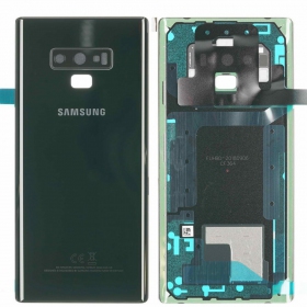 Samsung N960F Galaxy Note 9 aizmugurējais baterijas vāciņš melns (Midnight Black) (lietots grade A, oriģināls)