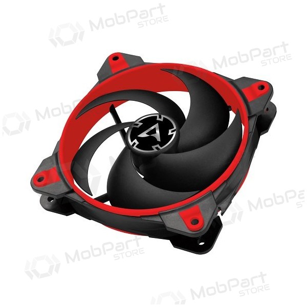ARCTIC BioniX P120 PWM PST korpusa ventilators, 4-pin, 120mm, sarkans