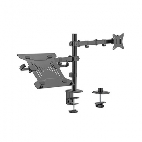 17”-32” monitoriaus un 10”-15.6” nešiojamo kompiuterio laikiklis