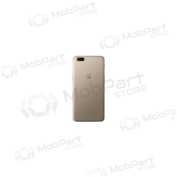 OnePlus 5 aizmugurējais baterijas vāciņš (zelta) (lietots grade B, oriģināls) OnePlus 5 aizmugurējais baterijas vāciņš (zelta) (lietots grade B, oriģināls)