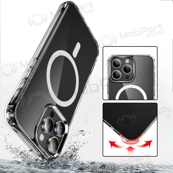 Apple iPhone 16 maciņš - Perfectionists Clear Mag Case (caurspīdīgs)