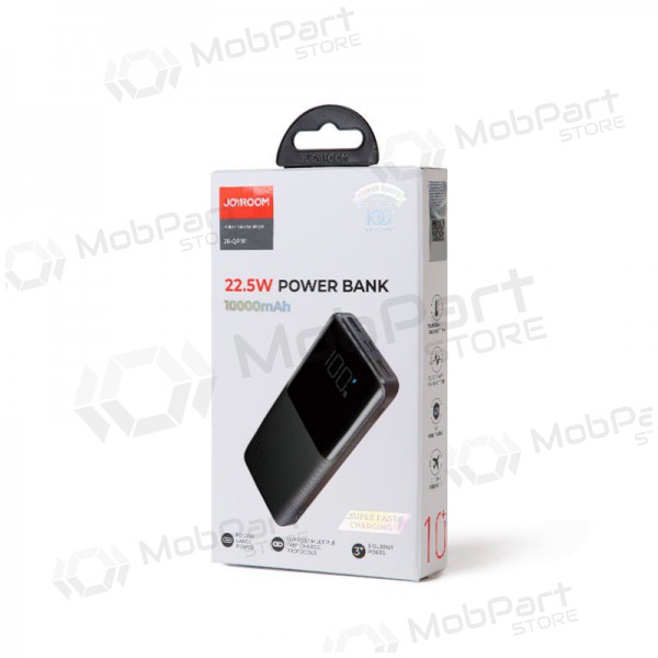 Ārējā baterija Power Bank Joyroom JR-QP191 22.5W PD QC3.0 AFC 10000mAh melna
