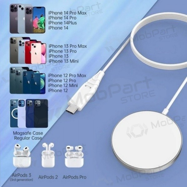 MagSafe bezvadu lādētājs Choetech T518-F 15 W