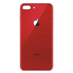 Apple iPhone 8 Plus aizmugurējais baterijas vāciņš (sarkans) (bigger hole for camera)