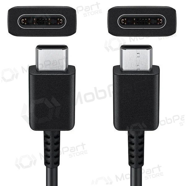 USB kabelis oriģināls Samsung EP-DA705BBE 25W 3A Type-C-Type-C 1.0m melns