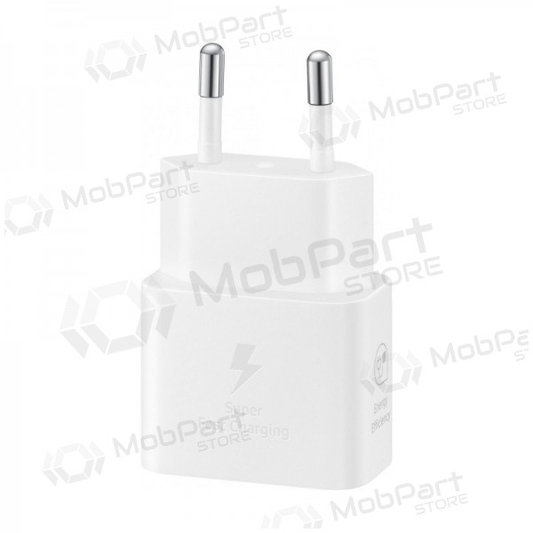 Lādētājs oriģināls Samsung EP-T2510NWEGEU 25W iepakojumā balts