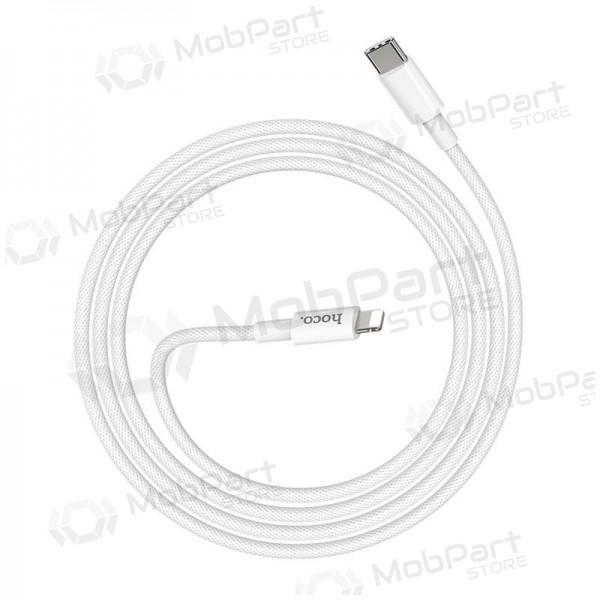 Lightning kabelis Hoco X56 USB-C uz Lightning 1 m PD balts