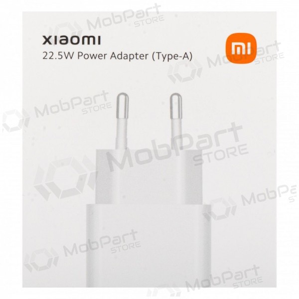 Lādētājs Xiaomi 22.5W USB-A balts BHR7757EU